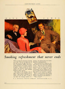 1927 Ad Camel Cigarettes R.J. Reynolds Winston-Salem - ORIGINAL ADVERTISING CL6