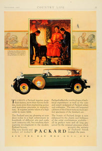 g1927 Ad Green Packard Automobile Vintage K'ang-hi - ORIGINAL ADVERTISING CL6