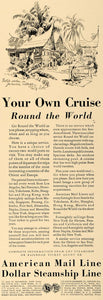 1928 Ad Philip Little Batik Work Javanese Town Cruise - ORIGINAL ADVERTISING CL8
