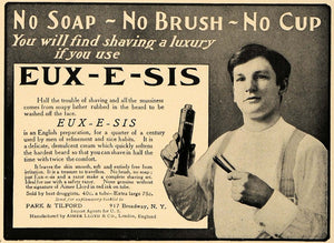 1906 Ad Eux-E-Sis Shaving Park & Tilford Aimee Lloyd - ORIGINAL ADVERTISING CL9