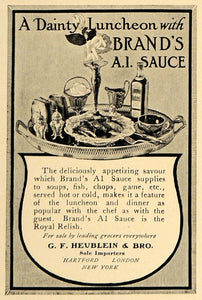 1907 Ad King George IV Brands A1 Sauce Kraft Foods Tray - ORIGINAL CL9