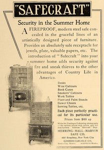 1906 Ad Herring-Hall-Marvin Fireproof Steel Furniture - ORIGINAL ADVERTISING CL9