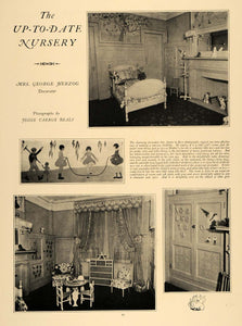 1926 Print Up-To-Date Nursery George Herzog JT Beals - ORIGINAL HISTORIC CL9