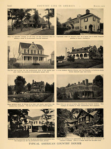 1907 Print Charles Platt L'Art Nouveau Country House - ORIGINAL HISTORIC CL9