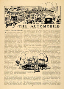 1913 Article Automobile Motor Limousine Pullman Madison - ORIGINAL CL9