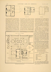 1906 Article House Building Inexpensive Residence Architecture Floor Plan CLA1