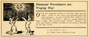 1899 Ad Diamond Worship Wage War C H Chase Mines Stone 851 Main St Hartford CM1