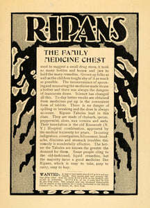 1900 Ad Ripans Tabules Aloe Roosevelt Hospital New York Medicine Chest CM1