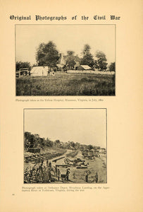 1908 Article Edward Bailey Eaton Civil War Photograph Manassas Jct Union CM1