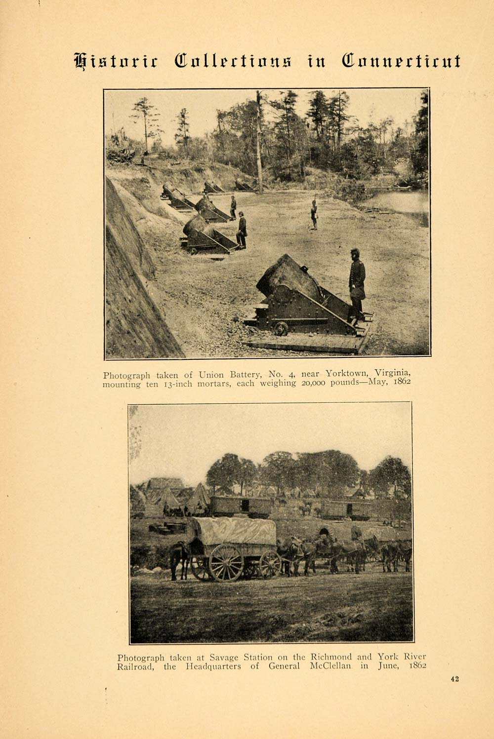1908 Article Edward Bailey Eaton Civil War Photograph Manassas Jct Union CM1