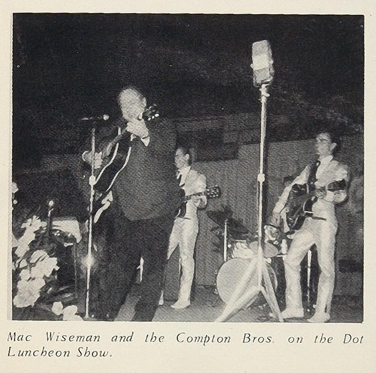 1966 Print Mac Wiseman Compton Brothers Dot Records - ORIGINAL HISTORI ...