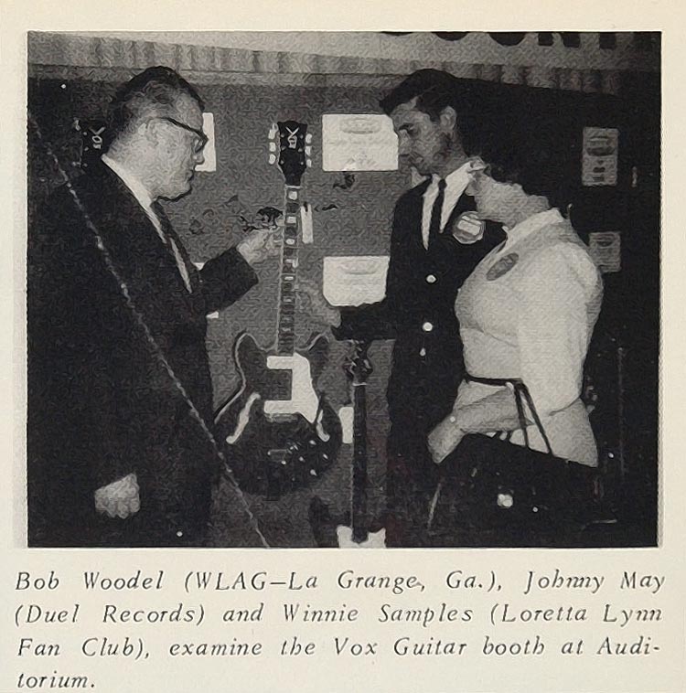 1966 Print Johnny May Winnie Samples Vox Guitar Woodel ORIGINAL HISTORIC CML