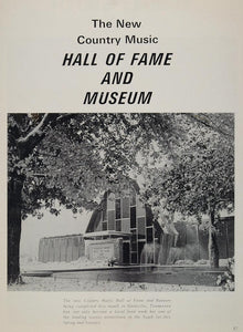 1967 Print Country Music Hall of Fame Museum Nashville ORIGINAL HISTORIC CML