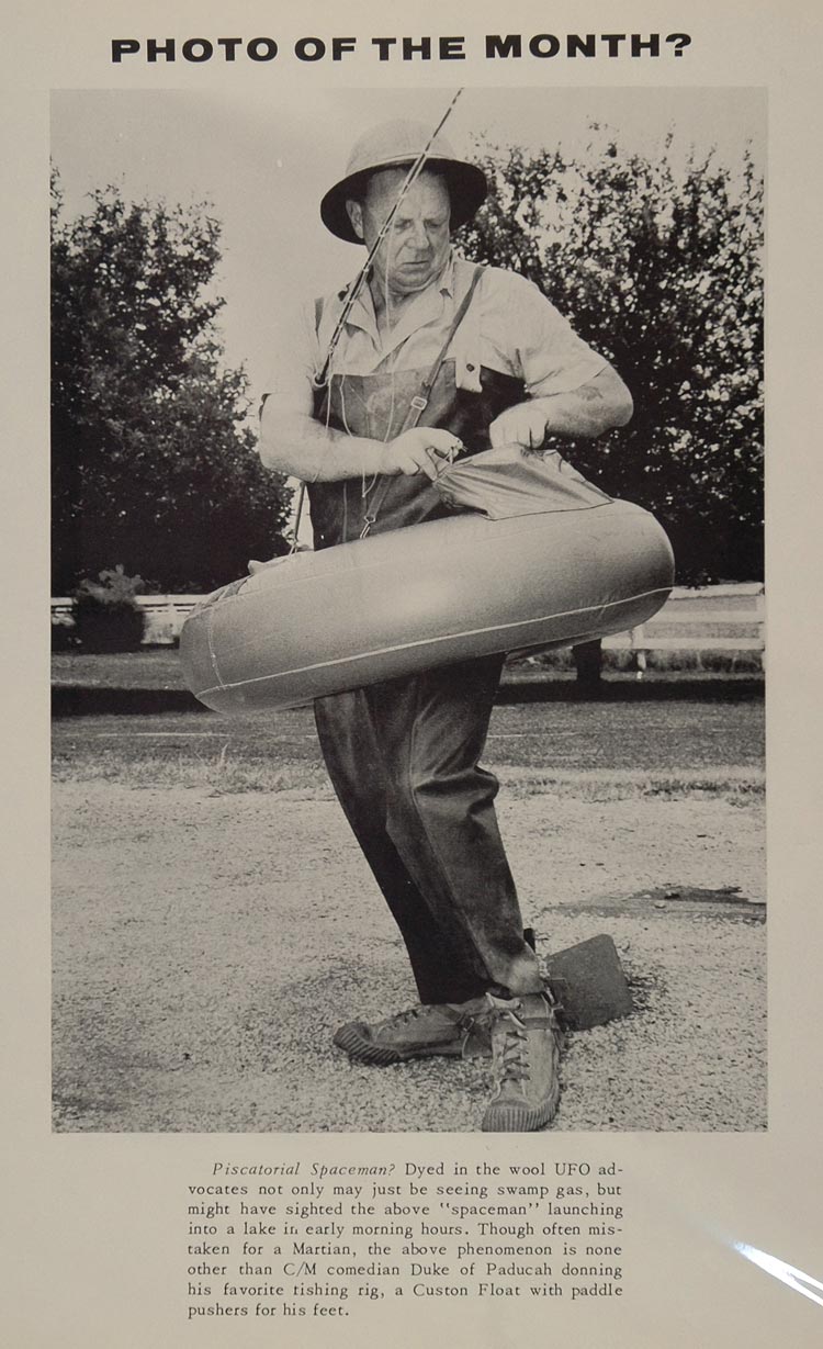 1966 Print Duke of Paducah Country Comedian Fishing - ORIGINAL HISTORIC CML
