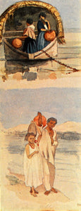 1963 Print Eduardo Mark Colombian River Scene Magdalena - ORIGINAL COL1