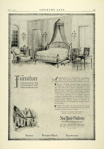 1922 Ad Marie Antoinette Boudoir Reproduction Home Furniture New York COL2
