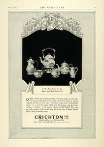 1925 Ad Crichton & Co Ltd Queen Anne Model Circa 1710 Reproduction COL2