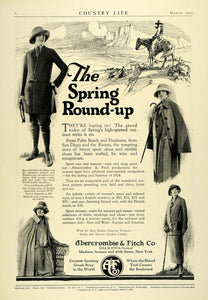 1924 Ad Abercrombie Fitch Sporting Goods Equestrian Fashion Palm Beach San COL3