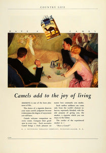 1927 Ad Camel Cigarettes R.J. Reynolds Tobacco Circus Live Entertainment COL3