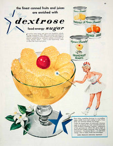 1950 Ad Cerelose Brand Dextrose Corn Products Refining Canned Grapefruit COLL1