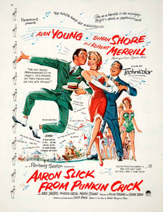 1952 Ad Aaron Slick from Punkin Crick Alan Young Dinah Shore Robert COLL2
