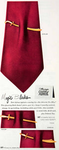 1950 Ad Swank Magic Blades Pin Clip Tie Clasp Cutlass Dagger Scimitar COLL3
