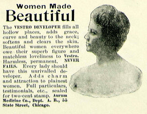 1899 Ad Aurum Medleine Company State Street Chicago Illinois Vestro Beauty COLL4