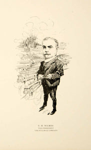 1904 Lithograph T.H. Wickes Vice President Pullman Company H.A. Thiede CPC1