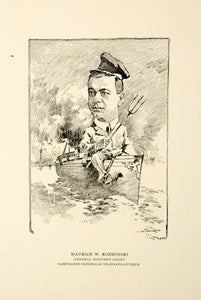 1904 Lithograph Maurice W. Kozminski General Western Agent Transatlantique CPC1