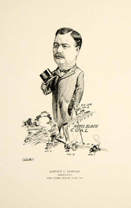 1904 Lithograph DeWitt C. DeWolf Numa Block Coal Chicago Illinois E. Smith CPC1