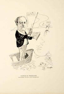 1904 Lithograph George K. Wheelock Water Pipe Chicago Illinois W. Bradford CPC1