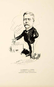 1904 Lithograph Laurance A. Jones Chicago Illinois Accountant W. Johnstone CPC1