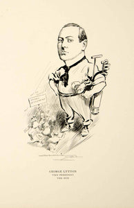 1904 Lithograph George Lytton Vice President Hub Chicago Illinois Johnstone CPC1