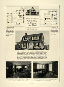 1916 Print C. S. Soldan Home Architecture Design Dwight James Baum Long CSM1