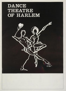 1975 Print Poster Ballet Dance Theatre of Harlem Black Americana Artis Lane Art