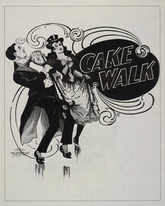 1975 Print Cake Walk Cakewalk Strutting Dance Black Americana African-American