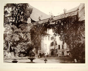 1888 Photogravure Schloss Furstenau Castle German Renaissance Architecture DDR4