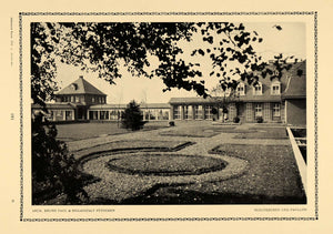 1913 Print Lodge Pavilion Bruno Paul Architecture Lawn Landscape Building DKU1