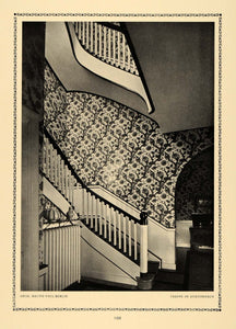 1913 Print Bruno Paul Germany Berlin Staircase Doctor Interior House DKU1