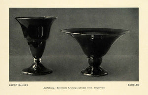 1915 Print Shells Ceramic Vase Cup Mold Bowl Pottery Schalen Bruno Mauder DKU1