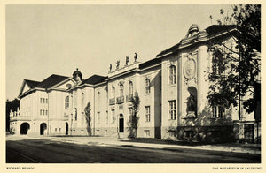 1915 Print Mozart Mozarteum Foundation Salzburg Germany Architecture Road DKU1