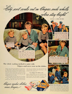 1935 Ad Procter Gamble Chipso Soap Flake Laundry Wash Mrs Gedney Mother DL2