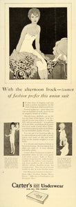 1922 Ad William Carter Knit Fashion Union Suit Underwear Family Springfield DL2