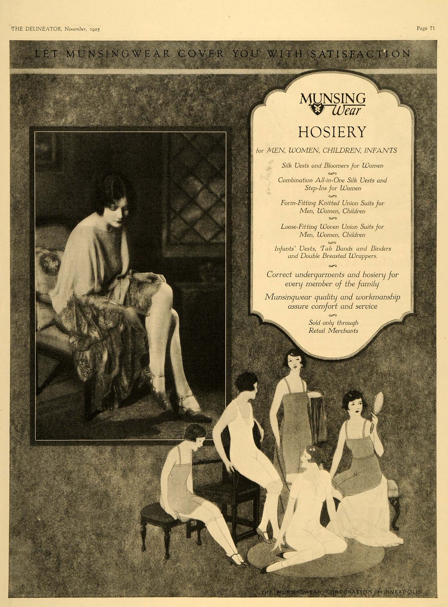1925 Ad Munsingwear Hosiery Underwear Bloomers Vintage Dress Minneapol Period Paper Historic Art LLC 1925 Ad Munsingwear Hosiery Underwear Bloomers Vintage Dress Minneapol Period Paper Historic Art LLC