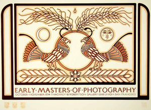 1978 Color Print David Lance Goines Art Nouveau Photography Quail Birds DLG1