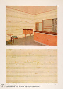 1931 Art Deco Interior Design Salesroom Counter Print - ORIGINAL DMA1
