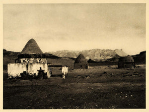 1929 Al-Qasr Egypt Dakhla Oasis Saints Tombs Cemetery - ORIGINAL EG1