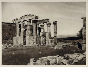 1929 Hibis Temple Charga Kharga Oasis Ancient Egypt - ORIGINAL EGYPT