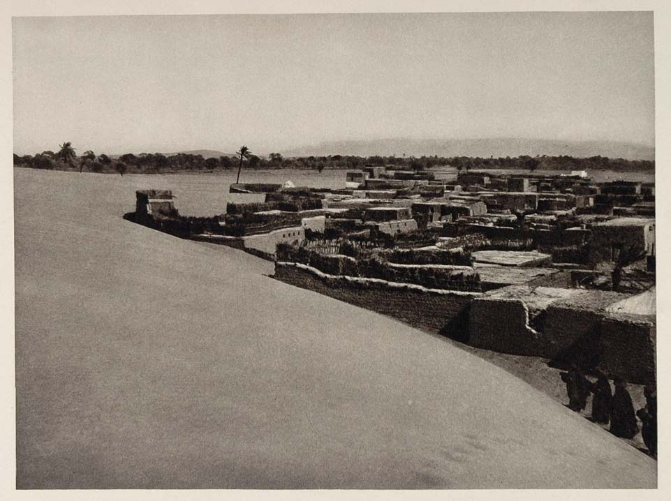 1929 Sand Dune Gedida Gedide Dakhla Oasis Dachle Egypt - ORIGINAL EGYPT