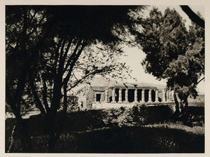 1929 Temple Seti Kurna Sethos Qurna Thebes Theben Egypt - ORIGINAL EGYPT